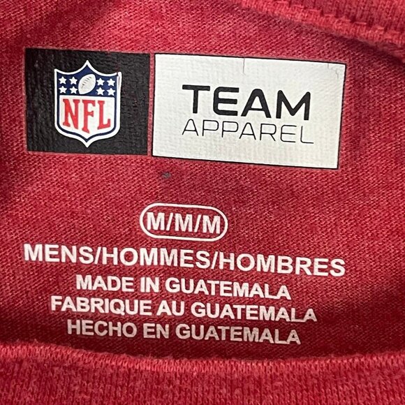 Arizona Cardinals Shirt Men’s Medium Red NFL Short Sleeve T-shirt - Picture 8 of 9